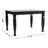 Solid Wood Commercial Grade Dining Table with Turned Legs-492009500-507436987