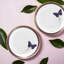Plat en porcelaine My Butterfly Bone + peint à la main