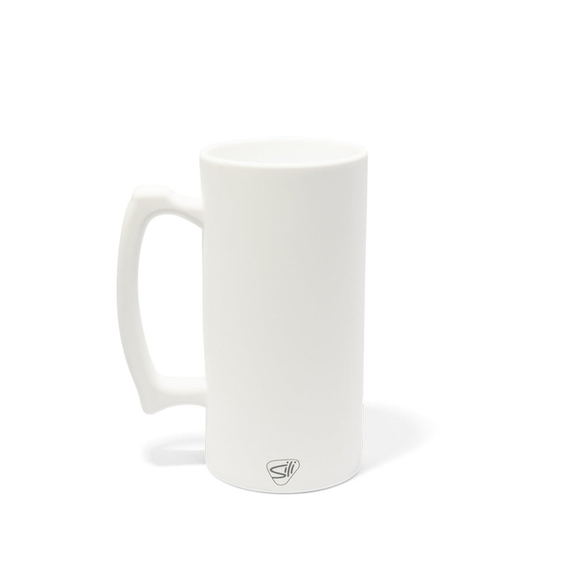 Verre à bière 28 oz Silipint, Classic White