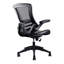Chaise de bureau à dossier moyen en filet avec accoudoirs réglables Techni Mobile