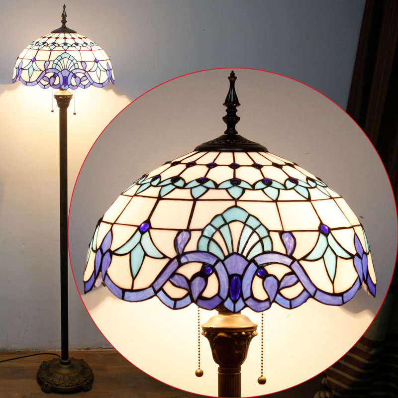 Kasturi 64'' Bronze Antique Traditional Floor Lamp