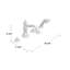 Garniture de robinet de baignoire romaine avec inverseur Delta Cassidy ™-15361265