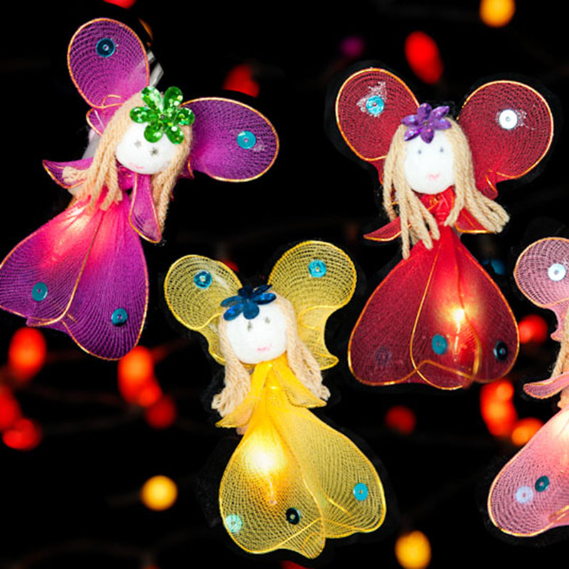 Juanes LED Princess Fairies String Light, Rainbow Fairies