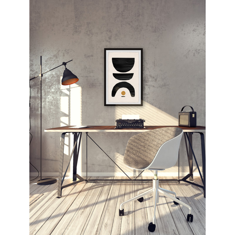 Lonely Dot - Single Picture Frame Painting, 30cm H x 20cm W