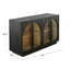 Arvetta 60" Wood Four Door Sideboard with Glass-673862715