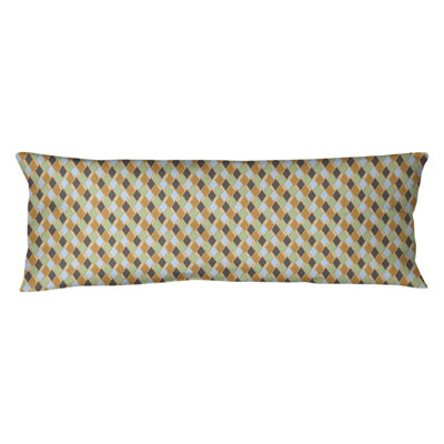 Coussin lombaire diamants rétro