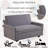 Marsworth Upholstered 53'' Reclining Sleeper Sofa-1386748575