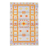 Jerre Oriental Area Rug in Light Blue
