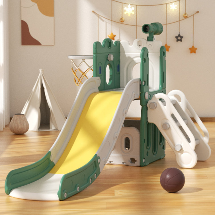 1 Set Dinosaur Slide Toy Set with Colorful Lights Entertainment Electric  Grey
