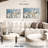 " White Spa Essentials " 3 Piece Art Print-98864616