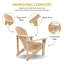 Chaise Adirondack en bois Brently-1092906117