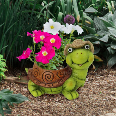 Pot à fleurs 7 "H pour jardin, patio, terrasse et pelouse