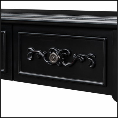 52 Inch Modern and Contemporary Curved Console Table with Ample Storage, Perfect for Entryways and Living Rooms