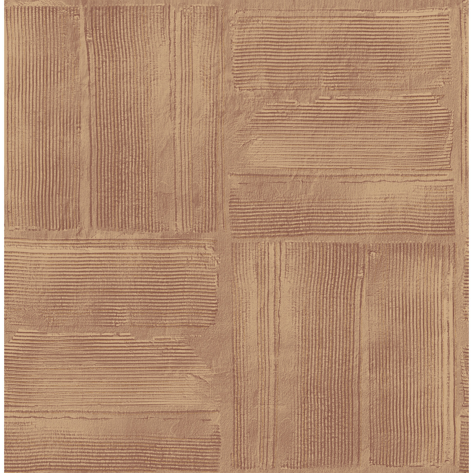 Addalyn Geometric Wallpaper, Rust Block