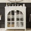 Meuble-lavabo 31 po avec lavabo en céramique rétro-116115878