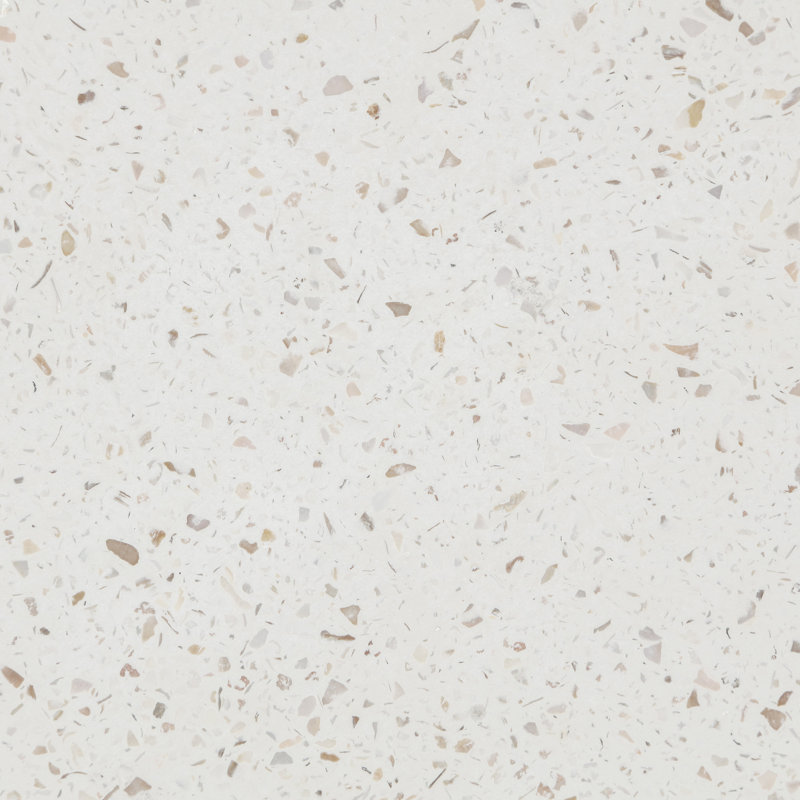 Table de bout Jula, Terrazzo ivoire