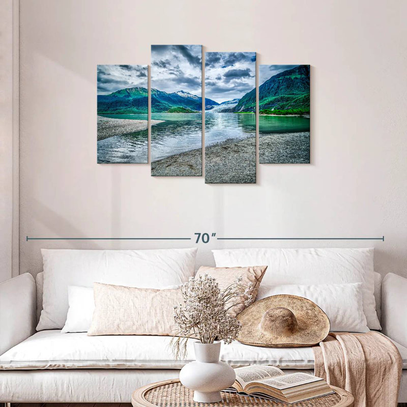 Paysage du glacier Alvord Mendenhall, H 27 po x l 43 po