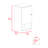 Kensington 1-Shelf Medicine Cabinet Light Grey