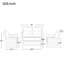 Canapé modulaire moderne 4 pièces avec coussins pour un espace de vie chic en plein air: 4, table basse en verre-894585247