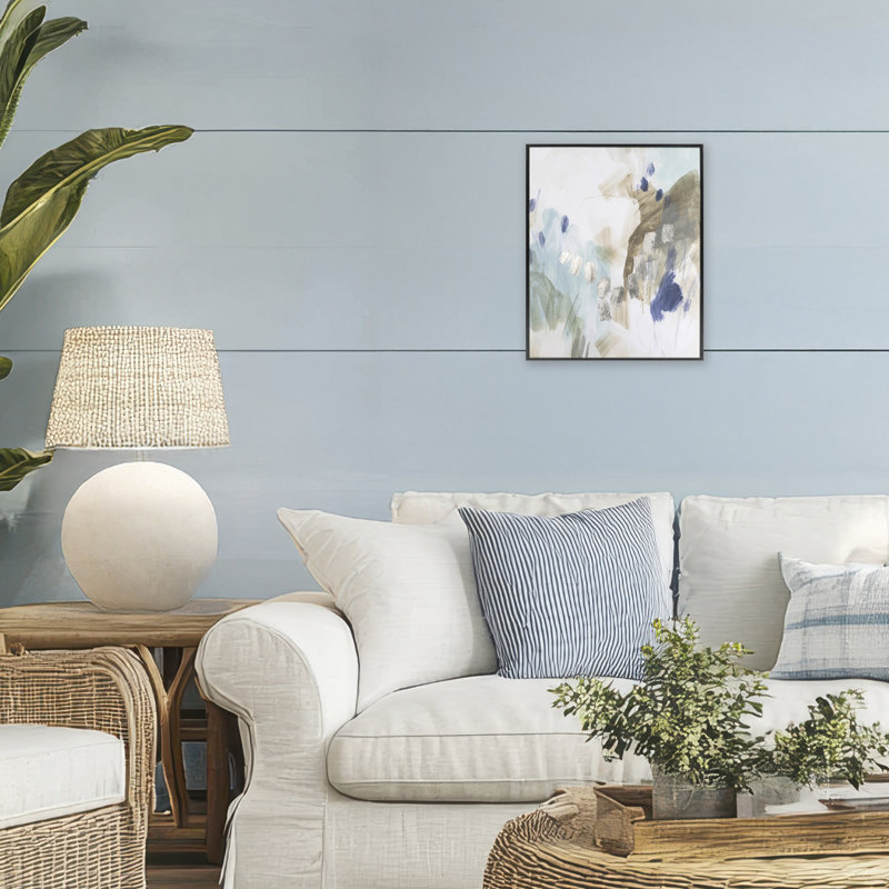 «Crystalline Plaster», peinture abstraite encadrée, giclée par June Erica Vess, H 14 po x l 11 po