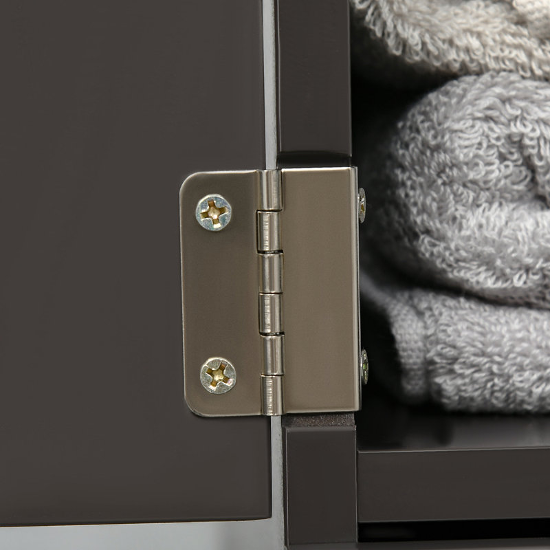 Armoire de rangement pour salle de bain de 54 po de hauteur, tour à linge autoportante avec tablette à 2 niveaux et tiroirs, rangement de plancher étroit