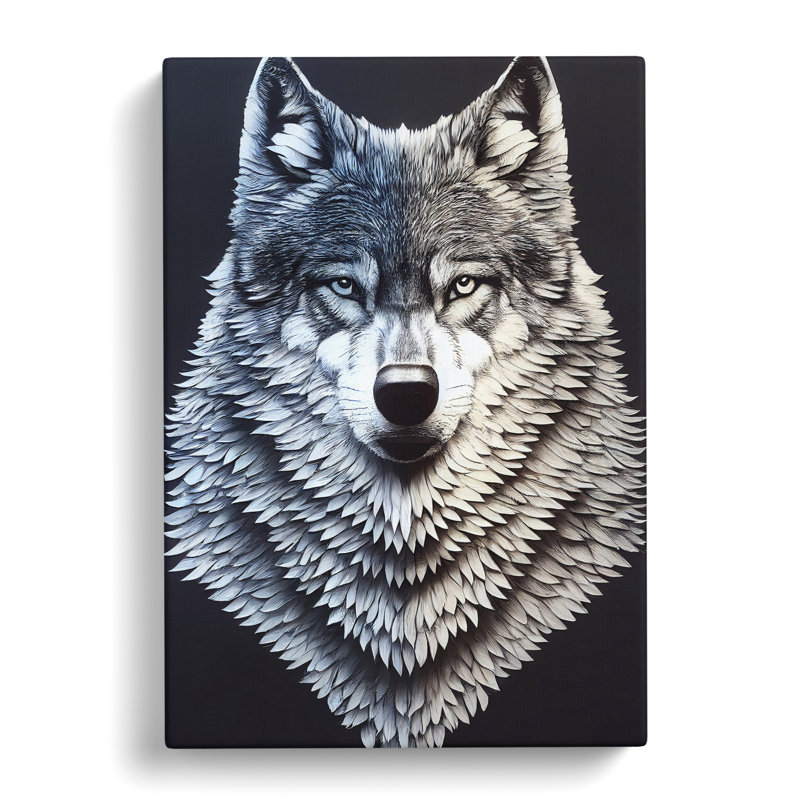 Wolf Spikes No.2 - Wrapped Canvas, 60cm H x 40cm W x 3cm D