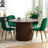 5-Piece Dining Table Set,  Wooden Kitchen Table With Upholstered Velvet Chairs-717032108-717032110
