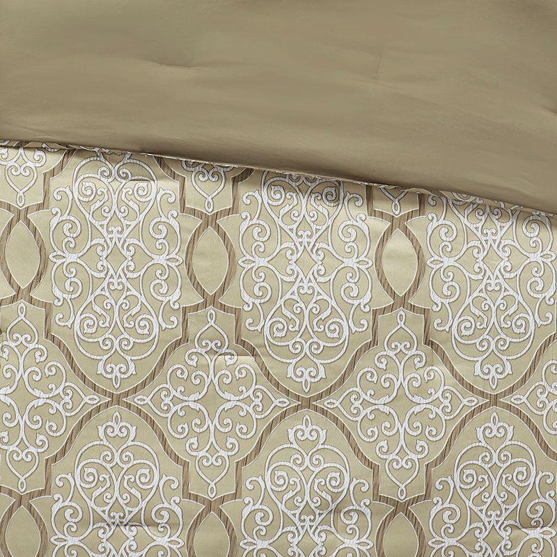 Ensemble d'édredon en polyester , Édredon très grand + 11 pièces supplémentaires, Or