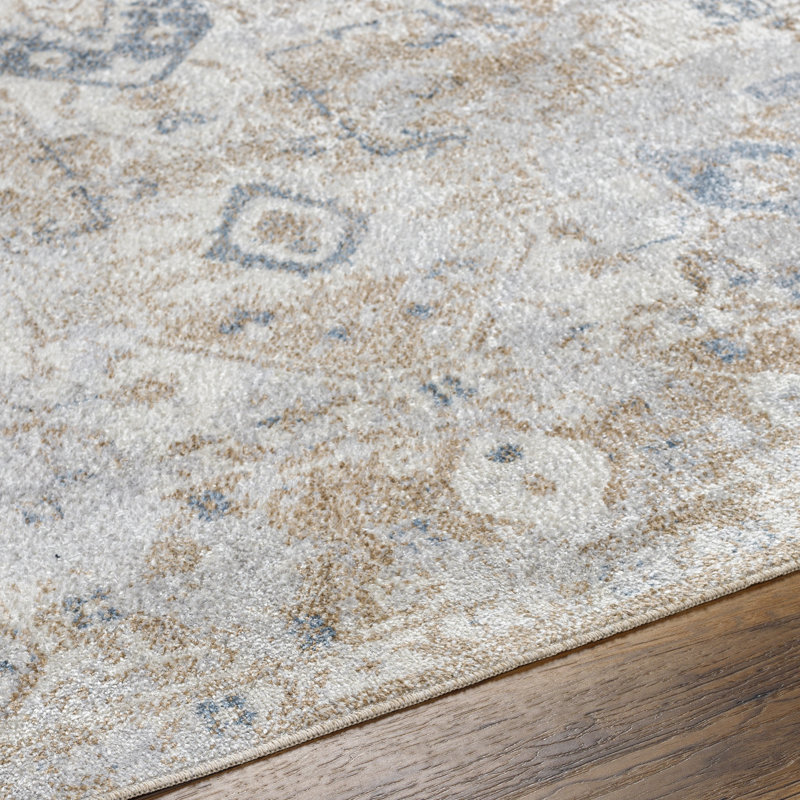 Oceana Oriental Gray Area Rug, Rectangle 2' x 4'