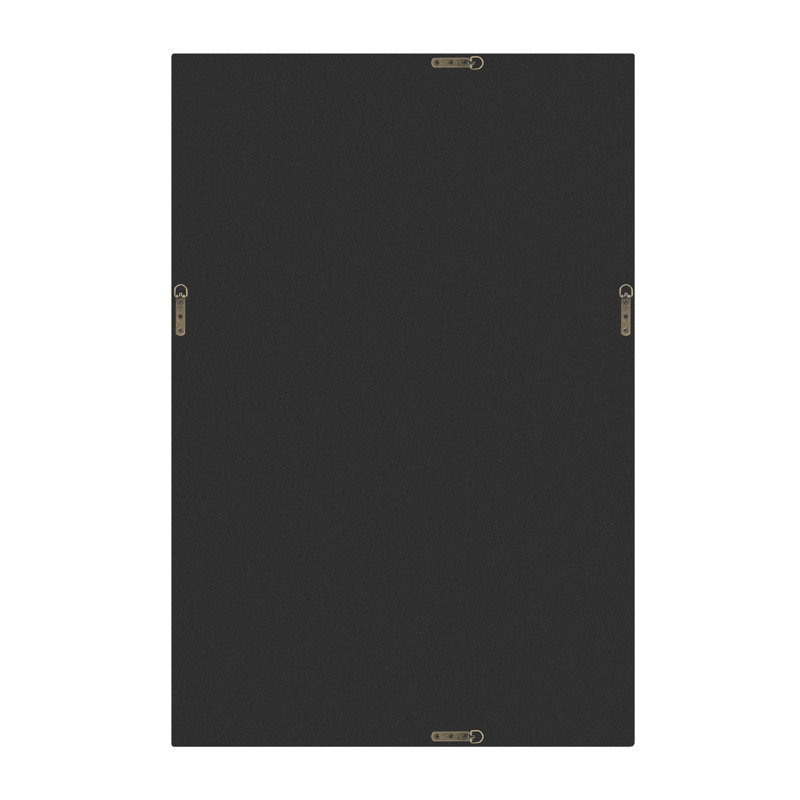 Struan Wooden Rectangle Full Length Bedroom Hallway Mirror - Scandi Elegant Style, Oak, 120 cm H x 80 cm W