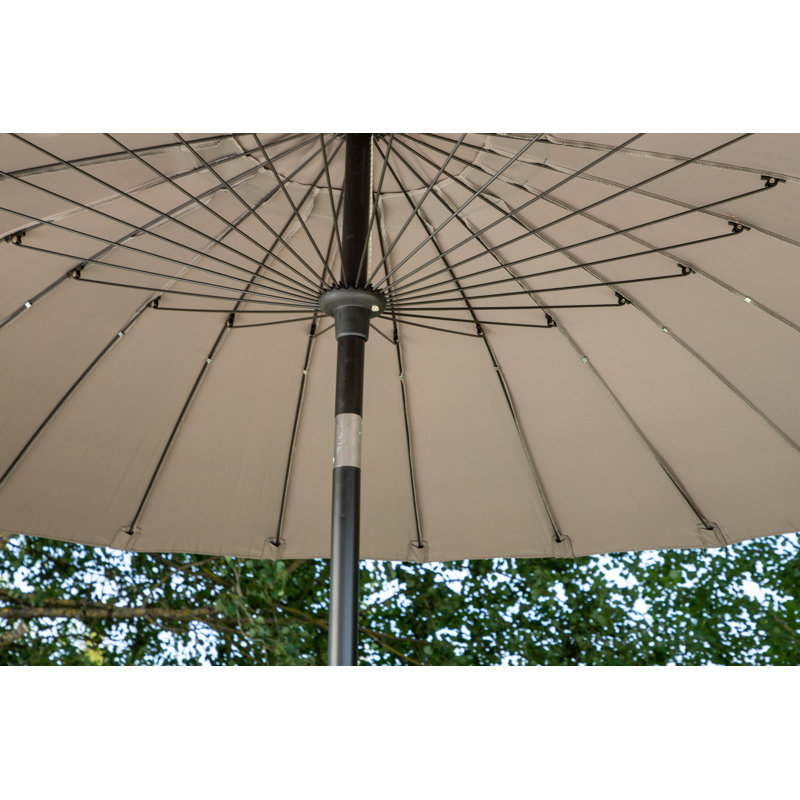 Amora 249cm Tilt Parasol, Grey