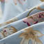Literie 100 % coton égyptien, 4 pièces, style vintage classique luxueux, motif floral coloré bleu clair, draps doux et respirants, cadeau de Noël.-128817906-130902026