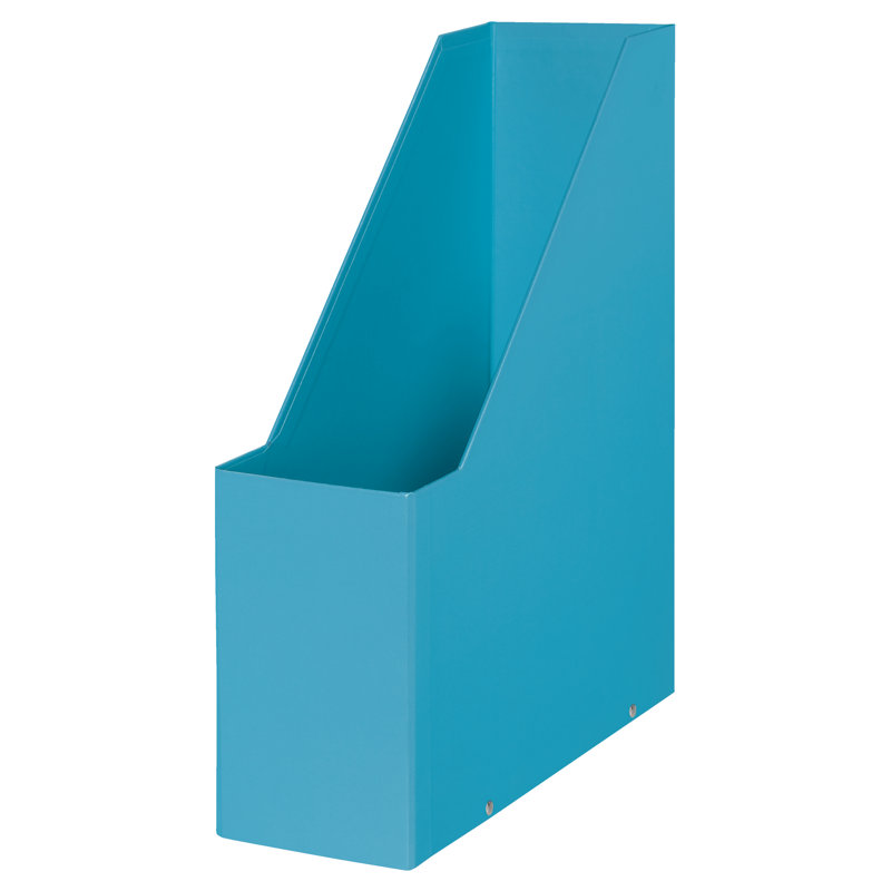 Cosy PP Laminated Robust Hardboard Magazine Holder, Blue