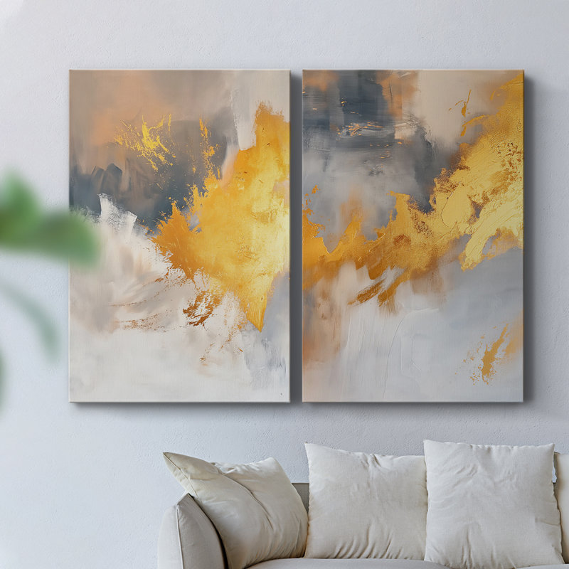 ABSTRACT Series CDXXXIX-Premium Gallery Wrapped Canvas -Ready to Hang, 18" H x 24" W