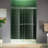 44-48" W x 80" H Double Sliding Semi- Frameless Shower Door with 5/16"(8mm) Clear Tempered Glass-71531747