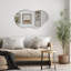 Asymmetrical Metal Wall Mirror-640007390-639825983