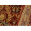 Tapis unique brun clair / rouge 4 pi 10 po x 6 pi 11 po Abagail
