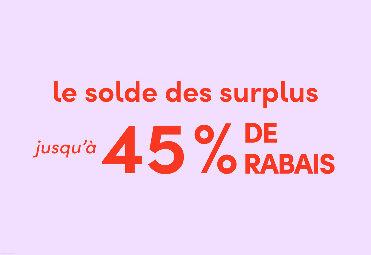 le solde des surplus
