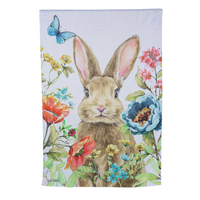 Drapeau de maison Garden Bunnies