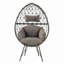 Chaise de patio avec coussin rembourré
