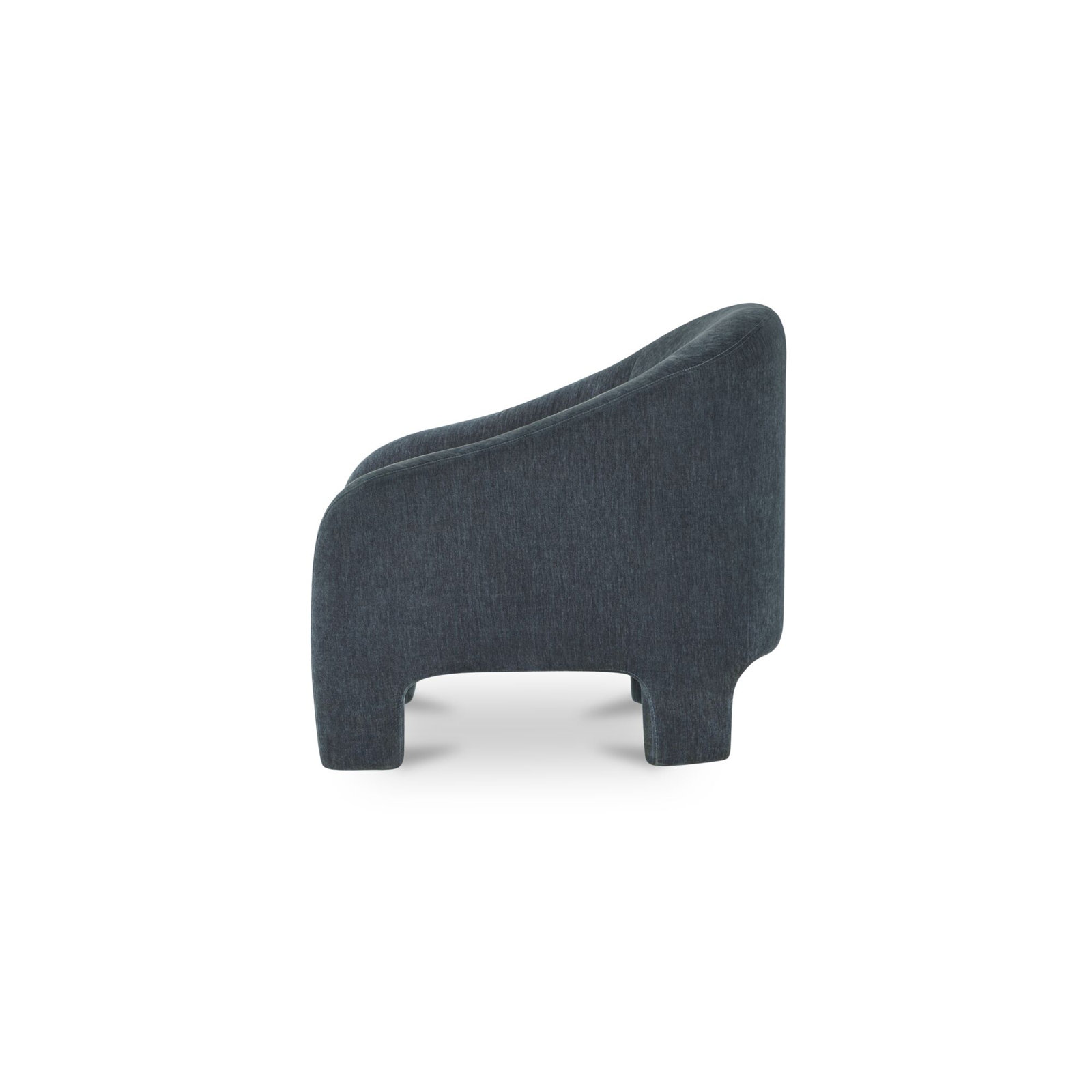 Accent Armchair, Deep Ocean Performance Velvet
