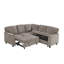 Canapé modulaire en L avec canapé-lit escamotable, canapé-lit avec siège de rangement et canapé modulaire à 5 places avec port USB-1078297242