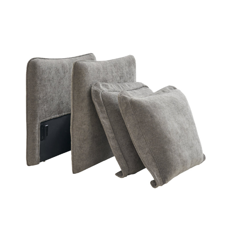 Ensemble d'accoudoirs Qoosh, gris fossile, Fossil Grey