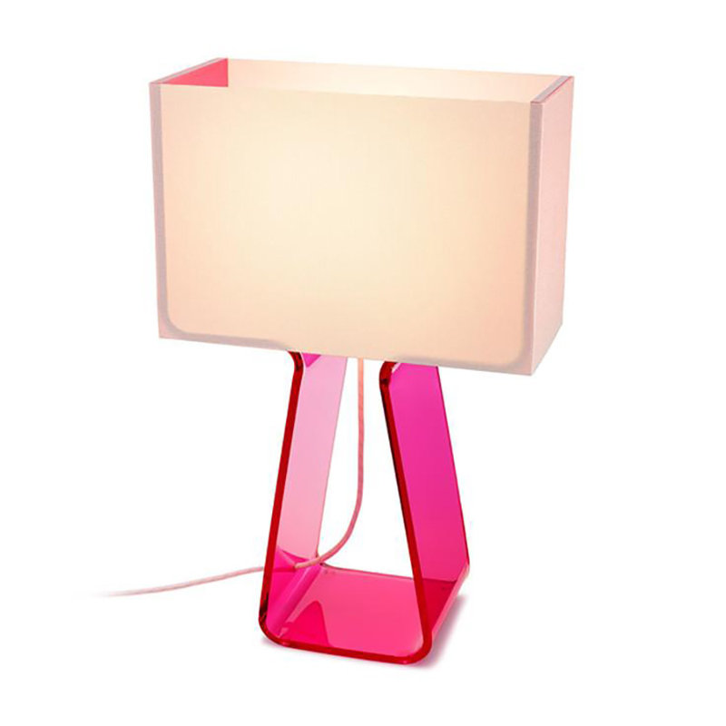 Tube Top Table Lamp, Pink