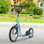 Trottinette pour les jeunes, trottinette pour adolescents, guidon réglable pour les enfants de 5 ans et plus avec roues gonflables à double freins avant et arrière de 16 po et 12 po, noir-136323299