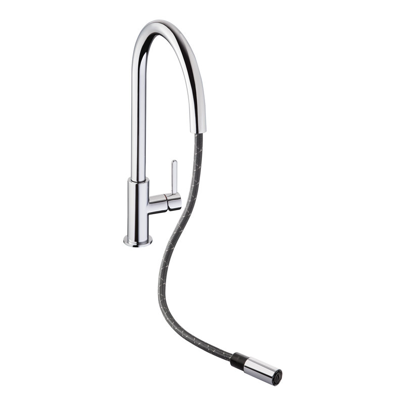 Abode Designs Althia Pull Out Kitchen Faucet, Chrome