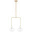 Lomme 2 - Light LED Chandelier-1944289250