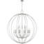 Lustre globe à 15 lumières Prachi