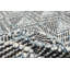 Tapis gris nouvel âge en laine 5 pi 2 po x 7 pi 3 po Braien