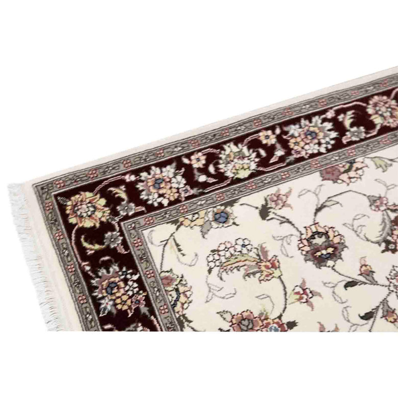 Tapis rectangulaire noué à la main